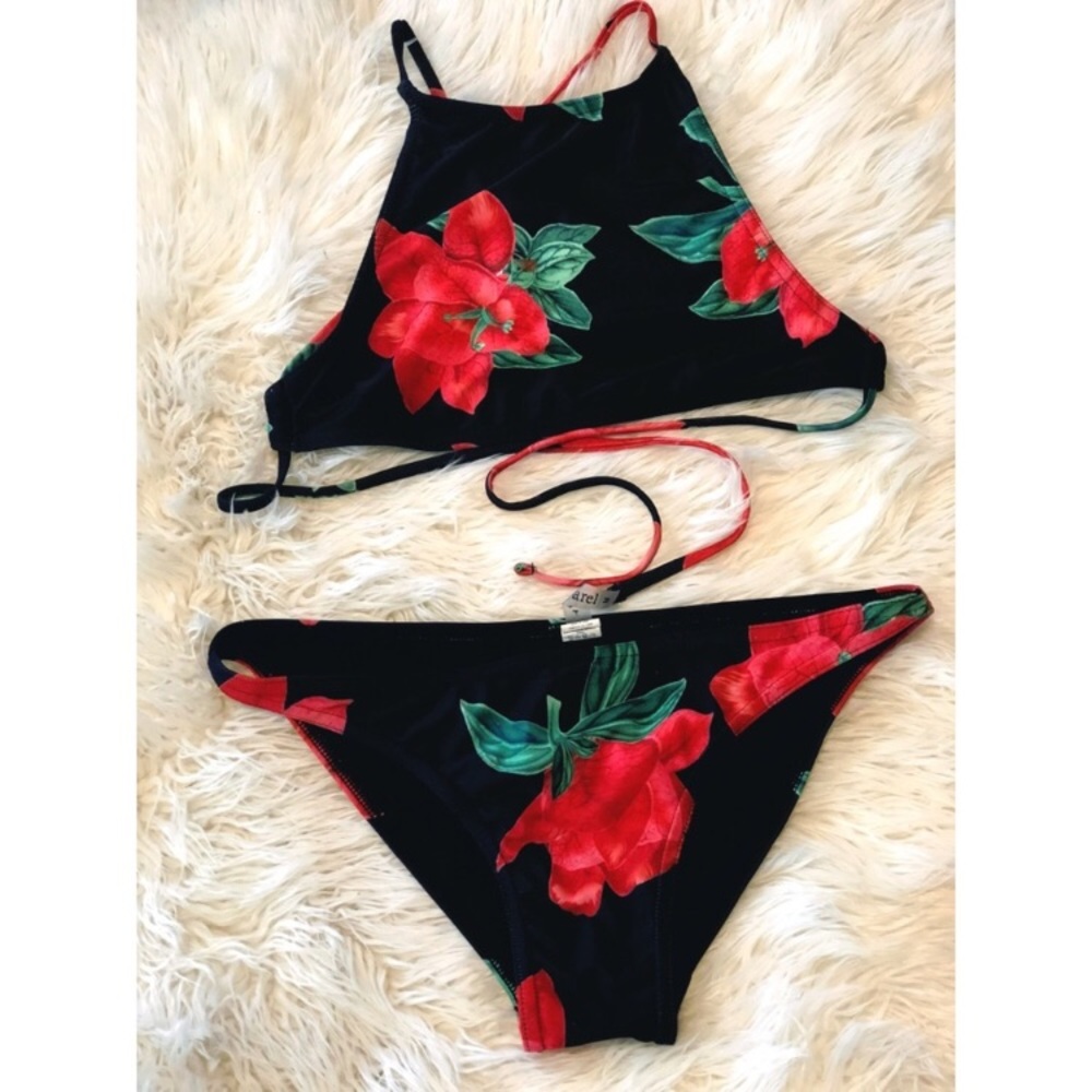 Floral print bikini